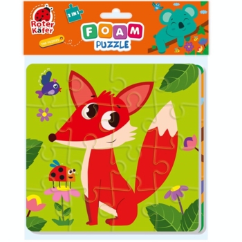 Мягкие пазлы Roter Kafer 2 в 1 Пушистики, 25 элементов (RK6050-01) - Pampik