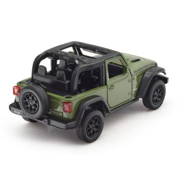 Автомодель TechnoDrive Jeep Wrangler Rubicon 2021, 1:32, зелена (250339U) - Pampik - 7