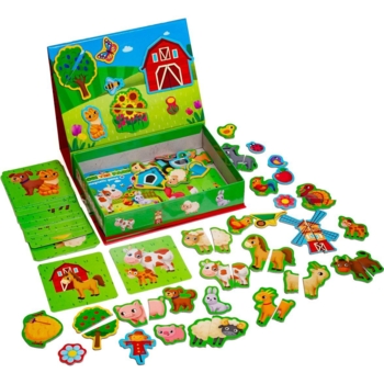 Магнітна гра Roter Kafer На фермі (RK2140-02) - Pampik - 2