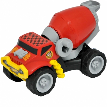 Бетонозмішувач Hot Wheels, червоний (2441) - Pampik