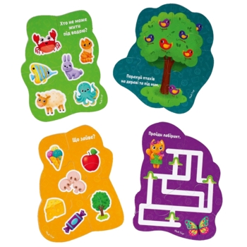 Пазлы макси с игрой Vladi Toys Малюк зможе "Домашние любимцы", 15 элементов, укр. язык (VT1722-21) - Pampik - 2