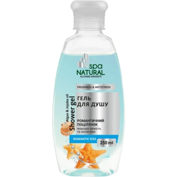 Гель для душу Natural Spa Романтичний поцілунок, 250 мл (3969) - Pampik