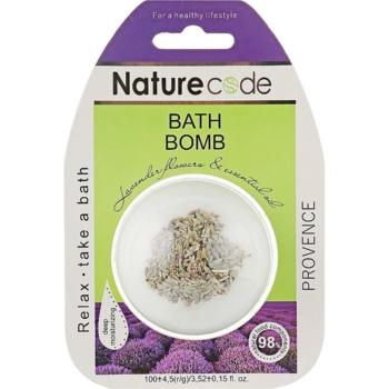 Бомбочка для ванни Nature Code Bath bomb Provence, 100 г - Pampik