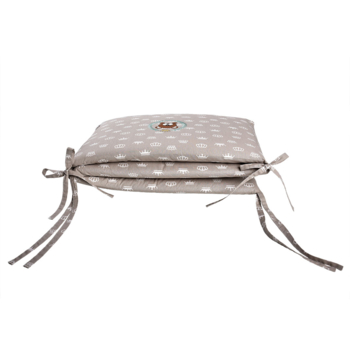 Защитный бортик в кроватку Papaella Корона, бежевый (08-13737) - Pampik - 10