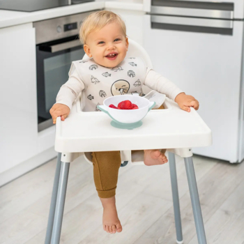 Тарілочка з присоскою та ложечкою для дітей BabyOno (1063/04) - Pampik - 7