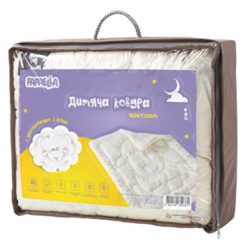 Ковдра дитяча в ліжечко Papaella Wool Classic, 135х100 см (8-11679) - Pampik - 6