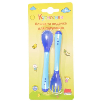 Набор для кормления Курносики, от 4 мес., синий (7061 син/бла) - Pampik