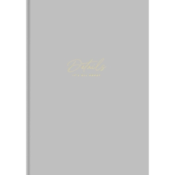 Зошит для записів MonAmi, А4, в клітинку, 80 аркушів, сірий (A4-IC-080-776K) - Pampik