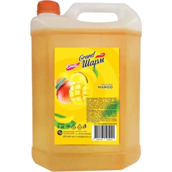 Рідке мило Grand Шарм Maxi Манго, 5000 мл - Pampik