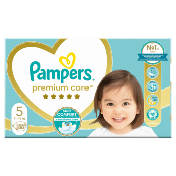 Підгузки на липучках Pampers Premium Care 5 (11-16 кг), 88 шт. - Pampik - 2