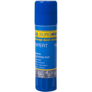 Клей-карандаш Buromax Expert, 15 г (BM.4916) - Pampik