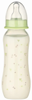 Пляшечка Baby-Nova Droplets, 240 мл, зелений (3960077) - Pampik