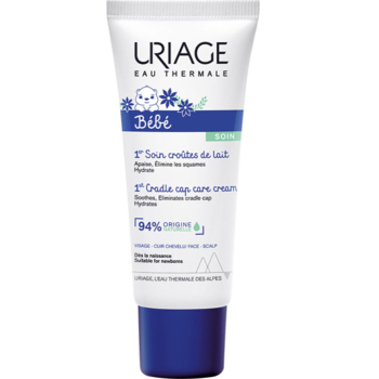Дитячий регулюючий крем Uriage Bebe Cradle Cap Skincare, від молочних кірочок, 40 мл - Pampik