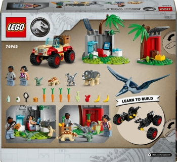 Конструктор LEGO Jurassic World Центр порятунку малюків динозаврів, 139 деталей (76963) - Pampik - 9