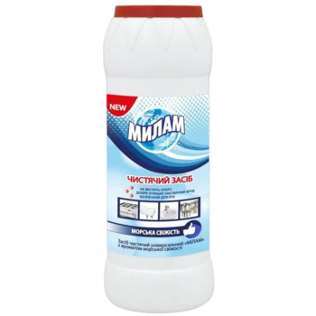 Порошок для чистки Милам с ароматом морской свежести, 500 г - Pampik