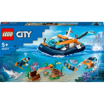 Конструктор LEGO City Дослідницький підводний човен, 182 деталі (60377) - Pampik - 8