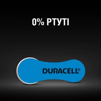 Батарейки для слухових апаратів Duracell Hearing Aid, р.675, 6 шт. - Pampik - 6