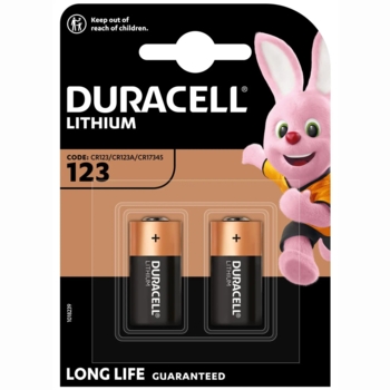 Литиевая батарейка Duracell High Power 123 3V, 2 шт. (5000785) - Pampik