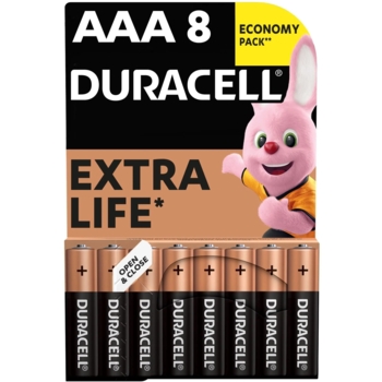 Щелочные батарейки Duracell AAA (LR03) MN2400, 8 шт. - Pampik