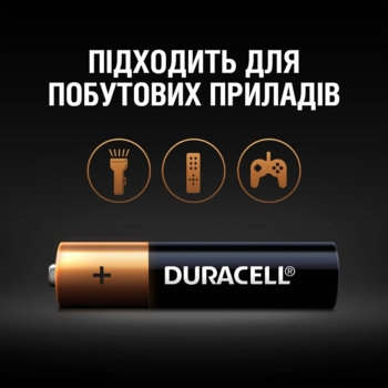 Щелочные батарейки Duracell AAA (LR03) MN2400, 8 шт. - Pampik - 4
