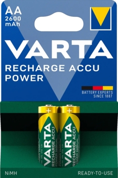 Акумулятор Varta Rechargeable ACCU AA Bli Ni-Mh, 2 шт. (5716101402) - Pampik