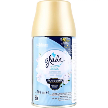 Сменный балон к автоматическому освежителю воздуха Glade Чистое белье, 269 мл - Pampik