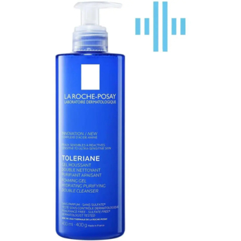 Увлажняющий очищающий гель-мусс двойного действия La Roche-Posay Toleriane Foaming Gel, 400 мл - Pampik