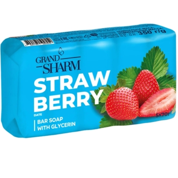 Мило тверде Grand Шарм Полуниця, 5 шт. по 70 г - Pampik