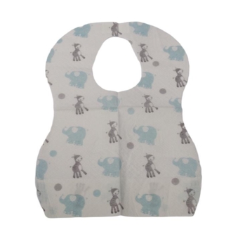 Слинявчик-нагрудник Lindo, одноразовий, вологостійкий, блакитний, 10 шт. (Ф 940 гол) - Pampik