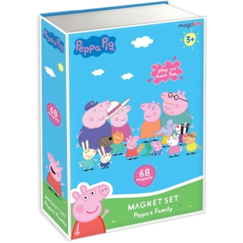 Набір магнітів Magdum Свинка Пеппа Магнітна історія Сім'я Пеппи (МЕ 5031-15) - Pampik