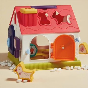 Розвиваючий сортувальник Beiens Дитячий будиночок (YZ136) - Pampik - 5