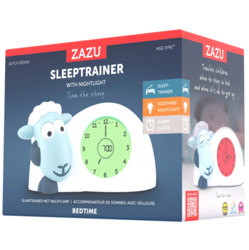 Ночник-тренер сна Zazu Ягненок Сэм, синий (ZA-SAM-02) - Pampik - 8