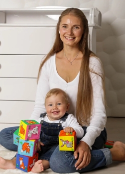 Набір кубиків Масік Перші тварини (МС 090601-10) - Pampik - 5