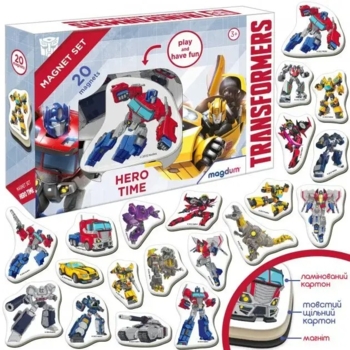 Набір магнітів Magdum Трансформери Час героїв (МЕ 5031-41) - Pampik - 3
