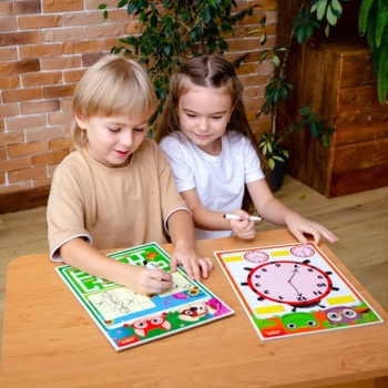 Дошка-тренажер Vladi Toys Годинник та розпорядок дня (VT5010-29) - Pampik - 4