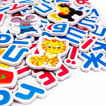 Азбука Vladi Toys магнитная с доской, укр.язык (VT5412-01) - Pampik - 6