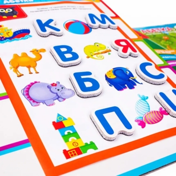 Азбука Vladi Toys магнитная с доской, укр.язык (VT5412-01) - Pampik - 2