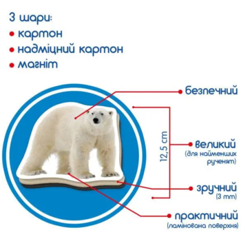 Набір магнітних пазлів Magdum Magnets puzzle for baby Ocean and Sea (ML4031-35 EN) - Pampik - 6