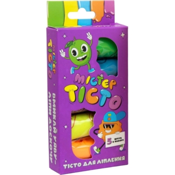 Набір для творчості Strateg Містер тісто, 5 кольорів (41000) - Pampik