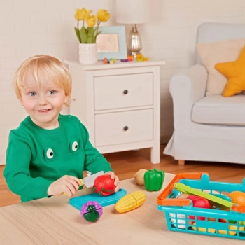 Ігровий набір Battat Lite Овочі-фрукти, на липучках, 37 шт. (BT4743Z) - Pampik - 7