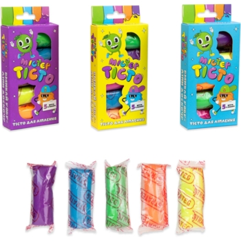 Набір для творчості Strateg Містер тісто, 5 кольорів (41000) - Pampik - 3