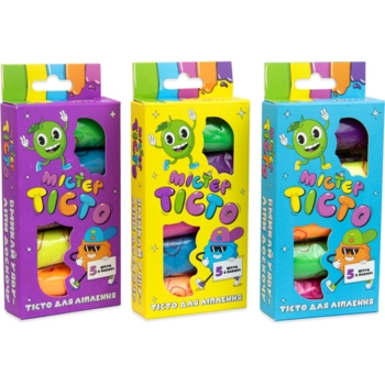 Набір для творчості Strateg Містер тісто, 5 кольорів (41000) - Pampik - 2