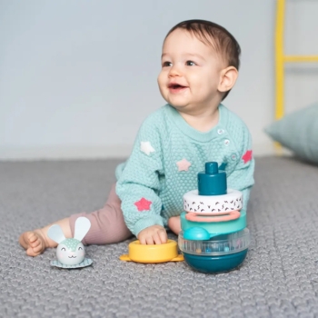 Розвиваюча пірамідка Taf Toys Полярне сяйво Кролик (12445) - Pampik - 3