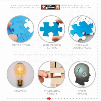 Пазл Educa Кольорові камінці, 500 елементів (19248) - Pampik - 4