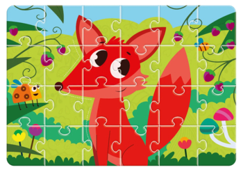 Пазлы Vladi Toys Roter Kafer Лисичка, 24 элемента (RK1130-03) - Pampik - 3