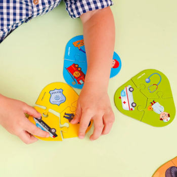 Пазлы Vladi Toys 2 в 1 Машинки с мини-игрой 49 элементов (RK1140-03) - Pampik - 5