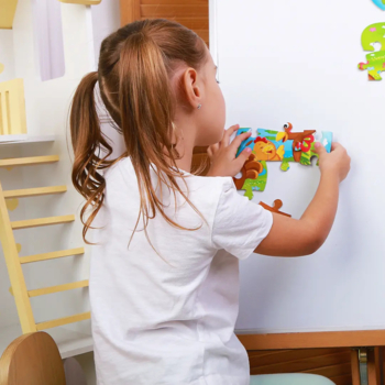 Пазли на магніті Vladi Toys Мої перші ігри Курка та курча, 12 елементів (VT3205-78) - Pampik - 3