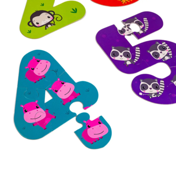 Пазли Vladi Toys Fisher-Price Maxi Puzzle Мої перші цифри, 15 елементів (VT1711-07) - Pampik - 3