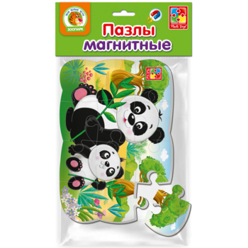 Пазли на магніті Vladi Toys Мої перші ігри Пандочки, 12 елементів (VT3205-80) - Pampik - 2