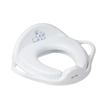 М'яка накладка на унітаз Tega Зайчики, білий (KR-020-103) - Pampik